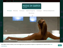 Tablet Screenshot of modabanos.com